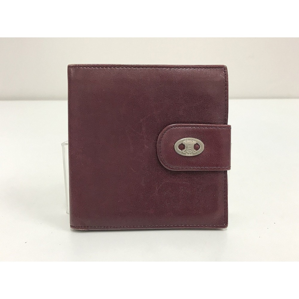 Celine Triomphe Bi fold Wallet Showing Modest ness